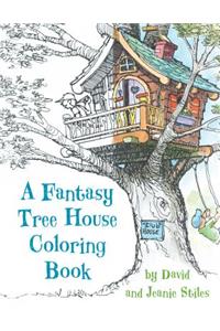 Fantasy Tree House Coloring Book