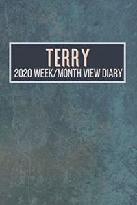 TERRY 2020 Week/Month View Diary