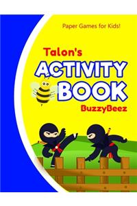 Talon's Activity Book