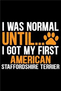 I Was Normal Until I Got My First American Staffordshire Terrier