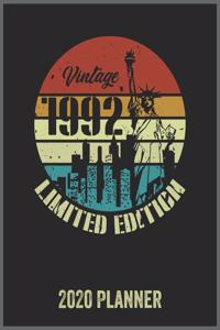 Vintage 1992 Limited Edition 2020 Planner