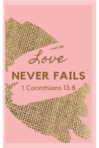Love Never Fails 1 Corinthians 13