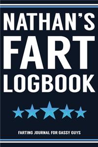 Nathan's Fart Logbook Farting Journal For Gassy Guys