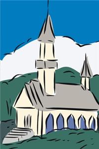 2020 Weekly Planner Simple White Church 134 Pages