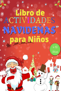 Libro de Actividades Navideñas para Niños 4 a 10 Años