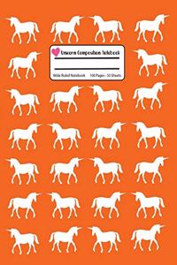 Unicorn Composition Notebook