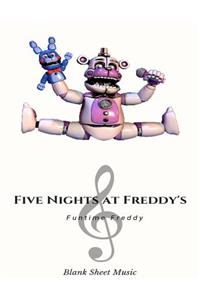 Funtime Freddy Blank Sheet Music Five Nights at Freddy's