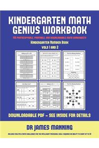 Kindergarten Number Book (Kindergarten Math Genius)