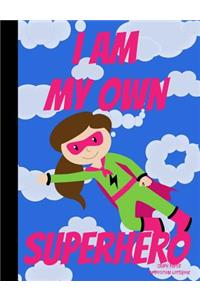 I Am My Own Superhero Graph Paper Composition Notebook