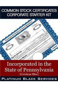 Common Stock Certificates Corporate Starter Kit