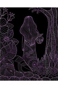 Bullet Journal Notebook Girl in the Woods 8