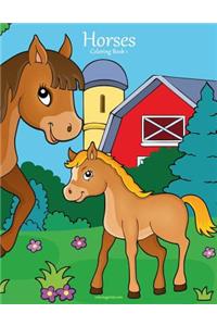 Horses Coloring Book 1