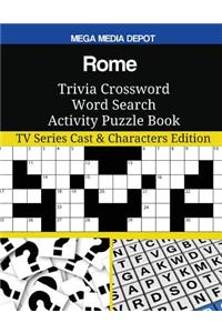 Rome Trivia Crossword Word Search Activity Puzzle Book