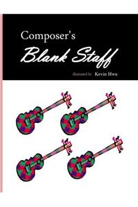 Composers Blank Staff: Music Notebook.: Volume 4