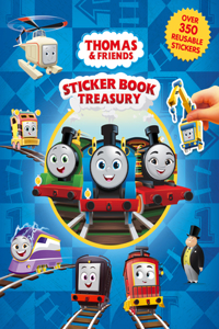 MATTEL THOMAS ALL ENGINES GO STICKER BOOK TREASURY
