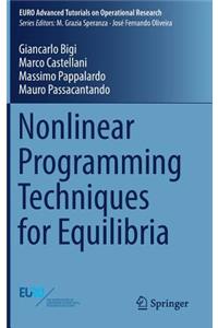 Nonlinear Programming Techniques for Equilibria
