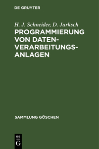 Programmierung von Datenverarbeitungsanlagen