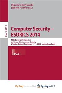 Computer Security - Esorics 2014