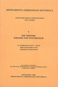 Die Chronik Johanns Von Winterthur