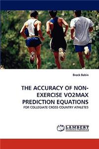 Accuracy of Non-Exercise Vo2max Prediction Equations