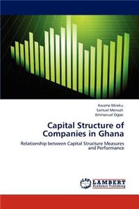Capital Structure of Companies in Ghana