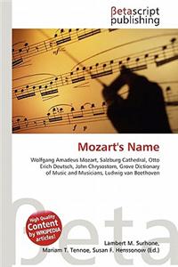 Mozart's Name