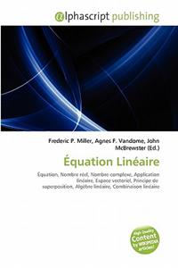 Equation Lineaire