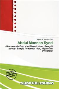 Abdul Mannan Syed