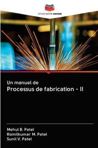 manuel de Processus de fabrication - II