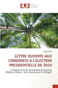 Lettre Ouverte Aux Candidats a l'Election Presidentielle de 2024