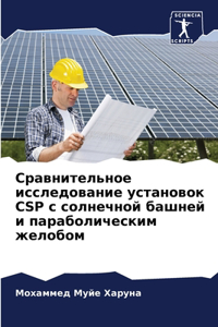 Сравнительное исследование установок CSP 