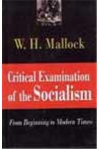 Critical Examination of the Socialism: From Beginning To Modern Times