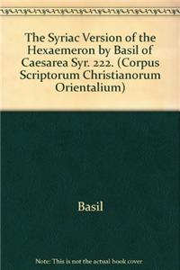 Syriac Version of the Hexaemeron by Basil of Caesarea
