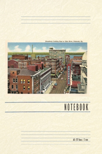 Vintage Lined Notebook Greetings from Kentucky