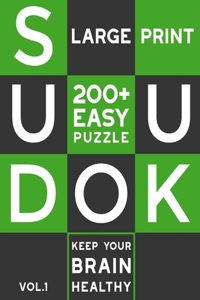 Large Print Sudoku for Seniors & Adults