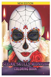 Sugar Skull Midnight Coloring Book