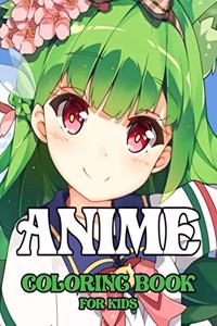 Anime coloring book for kids