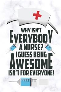 why isn't everybody a nurse?I guess being awesome isn't for everyone