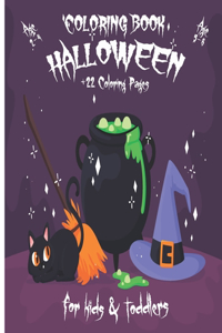 Halloween Coloring Book For Kids & Toddlers