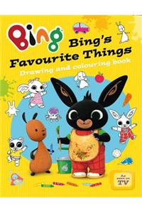 Bing's Favourite Things drawing and colouring book