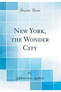 New York, the Wonder City (Classic Reprint)