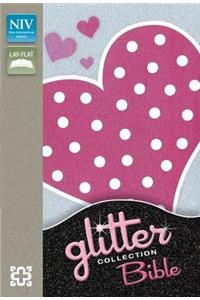 NIV, Glitter Bible Collection, Leathersoft, Pink