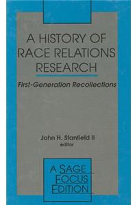 History of Race Relations Research