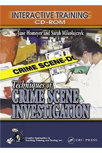 Techniques of Crime Scene Investigation Interactive Training CD-ROM