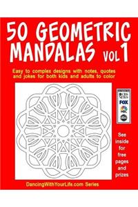 50 Geometric Mandalas Vol1