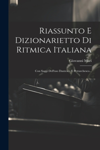 Riassunto E Dizionarietto Di Ritmica Italiana