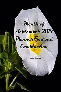 Month of September 2019 Planner/Journal Combination