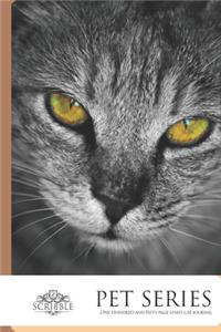 One Hundred and Fifty page lined Cat Journal