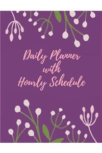 Daily Planner with Hourly Schedule