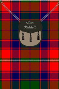 Clan Riddell Tartan Journal/Notebook